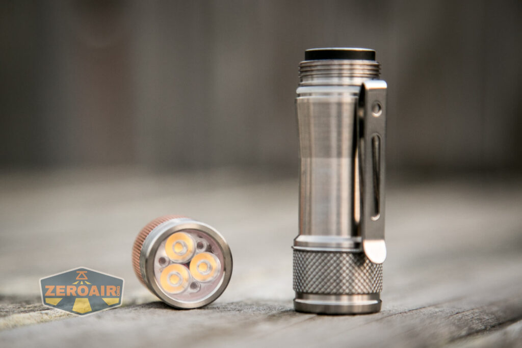 Lumintop FWAA TiCU 14500 flashlight tube