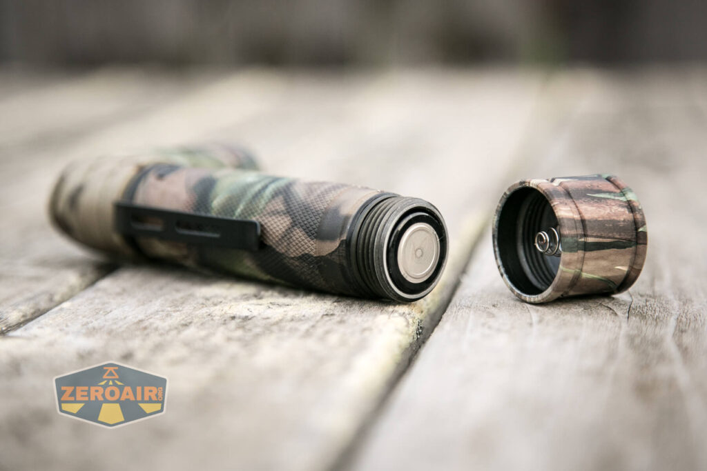 included 2600mah 18650 installed