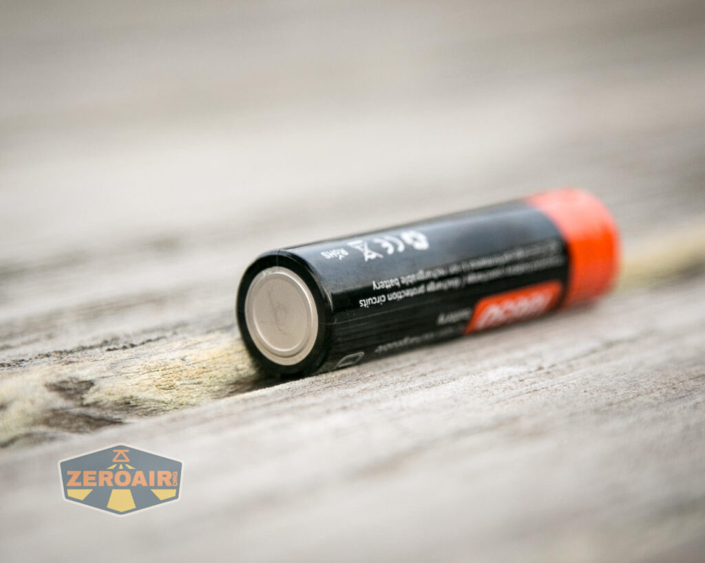 included 2600mah 18650