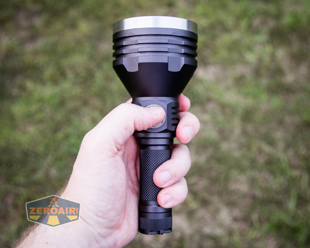Noctigon K1 21700 Flashlight in hand