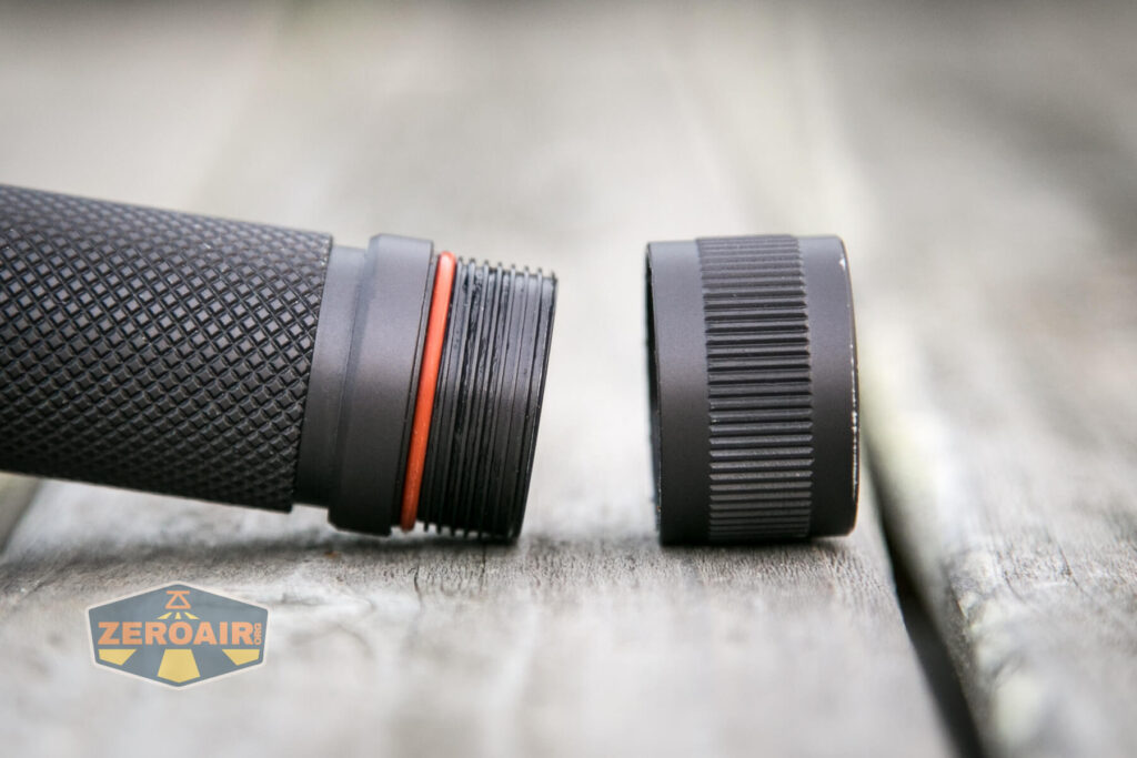 Noctigon K1 21700 Flashlight tailcap threads