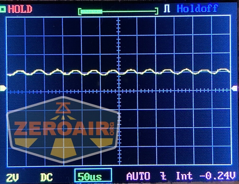 Noctigon K1 21700 flashlight pwm graph