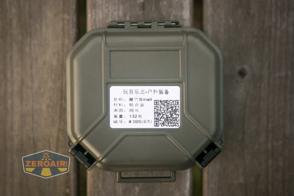 WWLZ Bamboo Small 18350 flashlight box