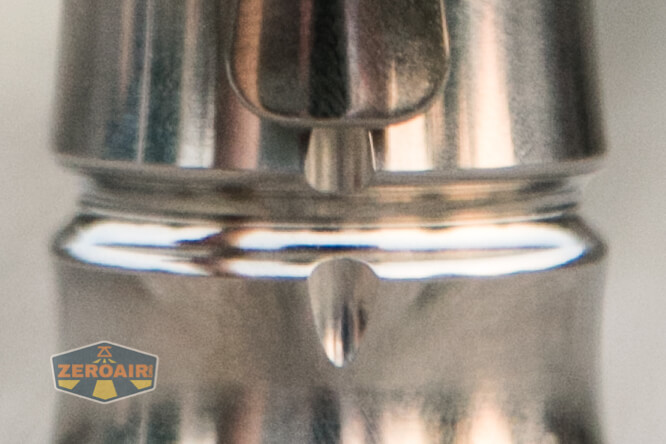 WWLZ Bamboo Small 18350 flashlight top-down view