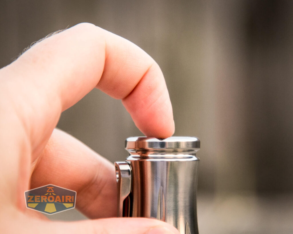 WWLZ Bamboo Small 18350 flashlight clicky actuation