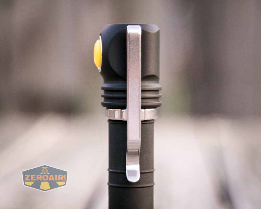 Armytek Wizard C2 WUV Headlamp pocket clip