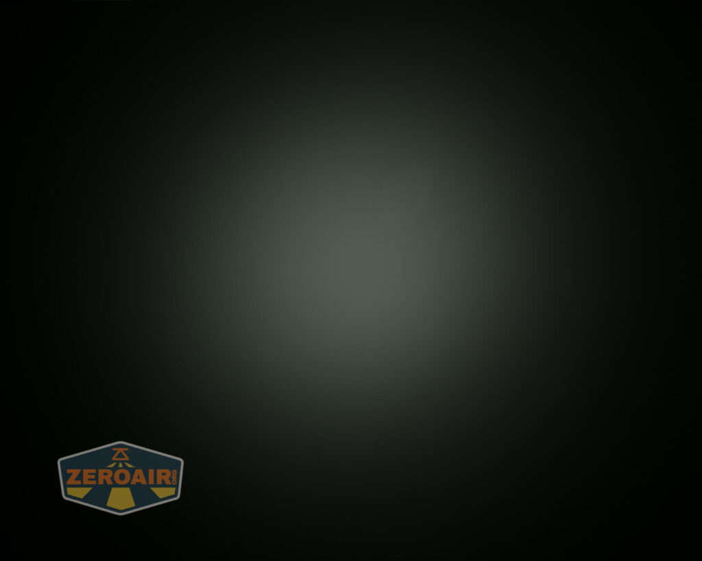 Armytek Wizard C2 WUV Headlamp beamshot on ceiling