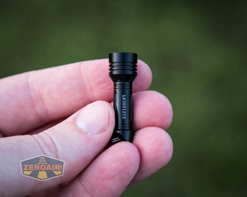 Olight X9R Cell in-hand
