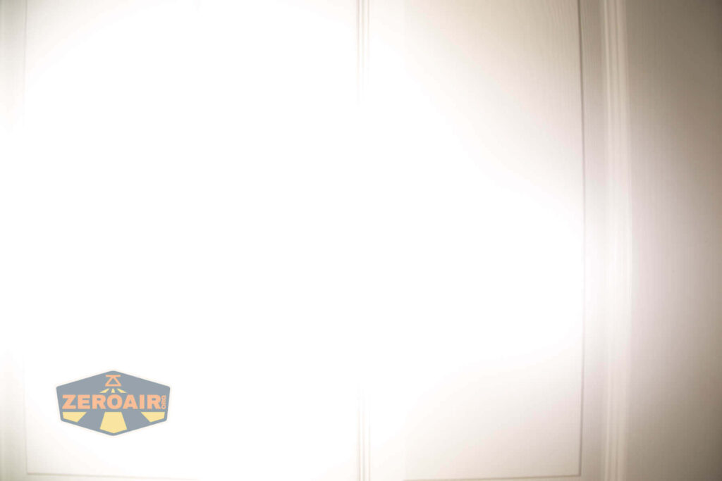 beamshots on door compared to nichia 219b