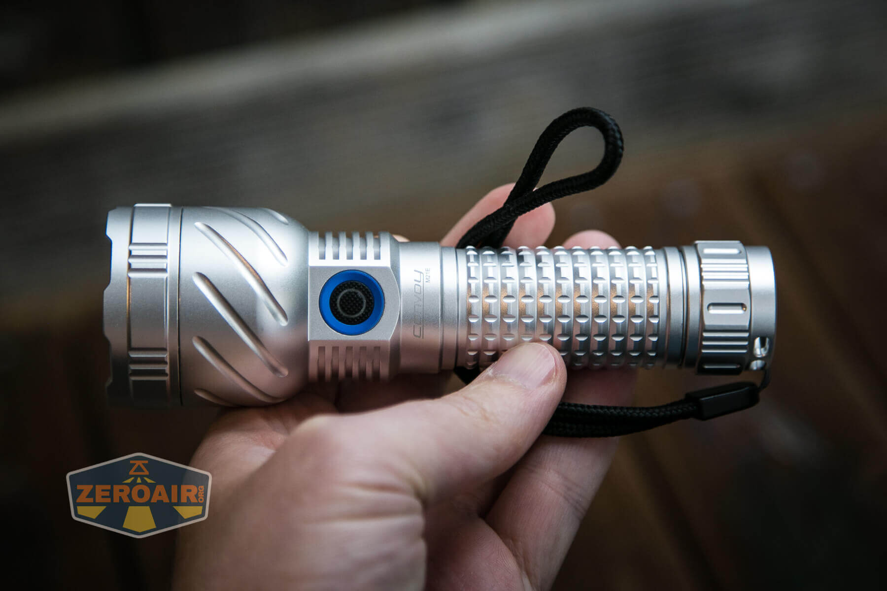 Convoy M21E Flashlight in-hand