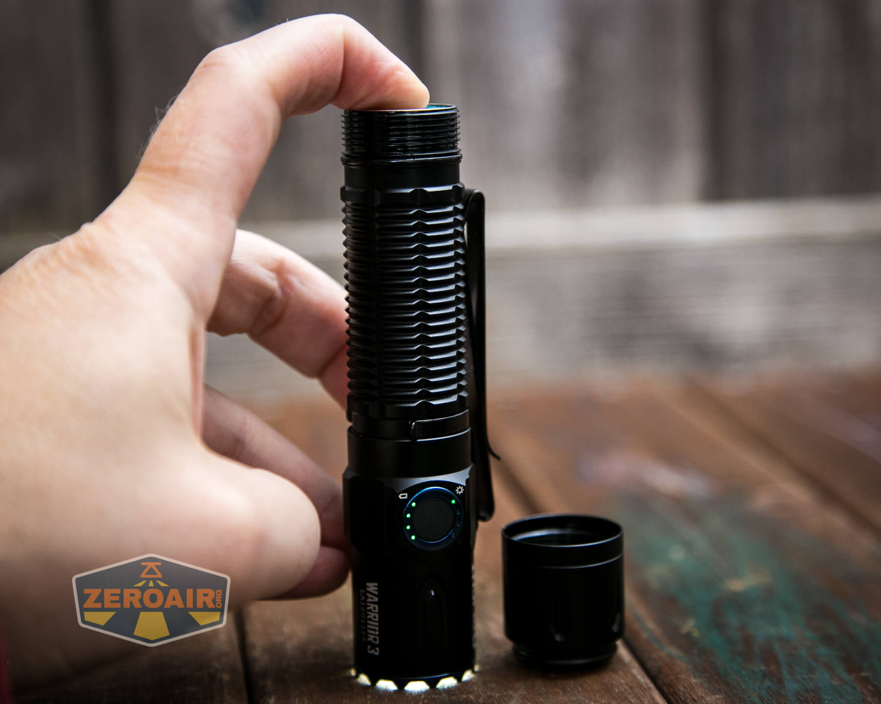 Olight Warrior 3 flashlight 21700 no tailcap working