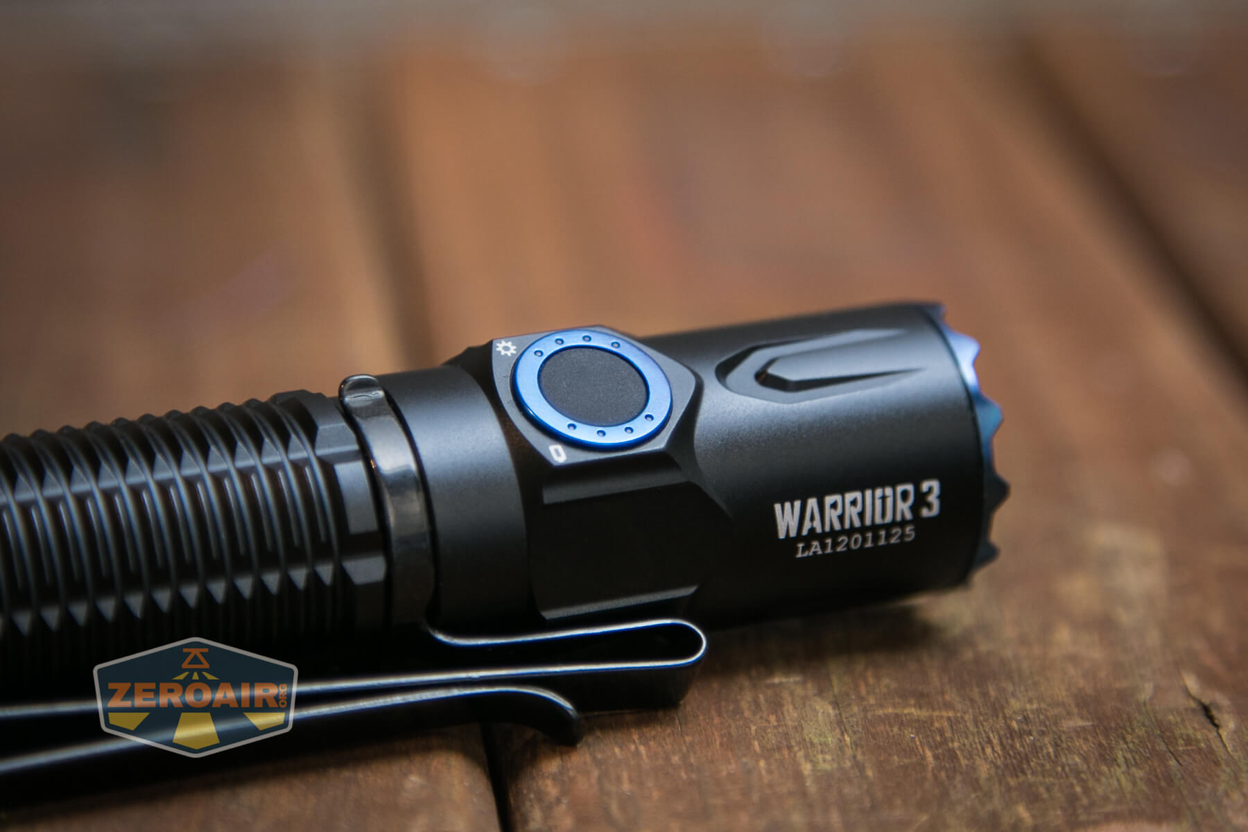 Olight Warrior 3 flashlight e-switch