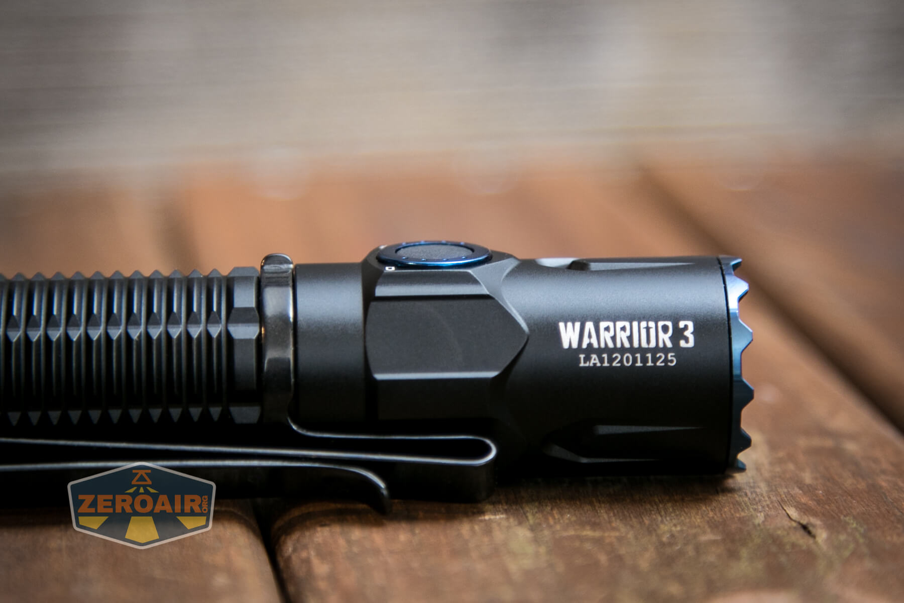 Olight Warrior 3 flashlight e-switch
