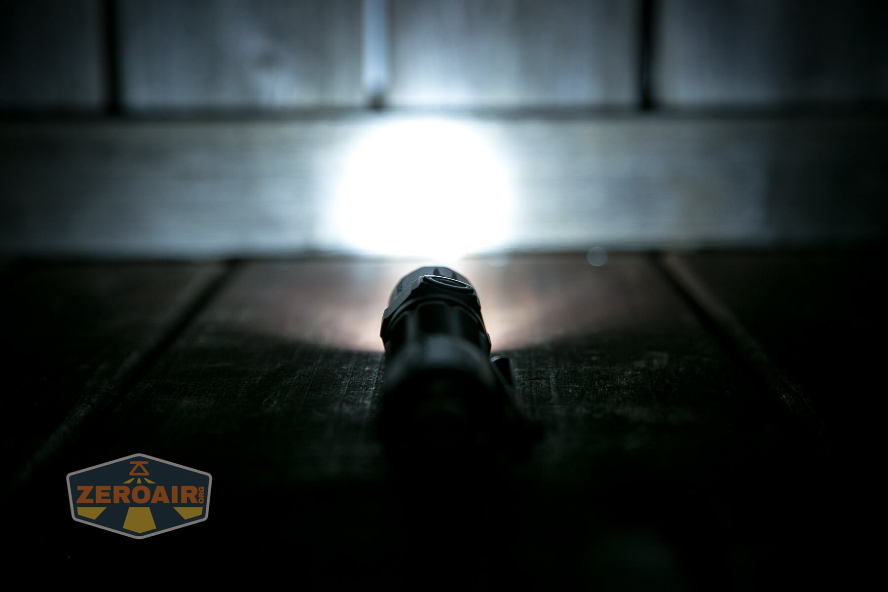 Olight Warrior 3 flashlight beamshot