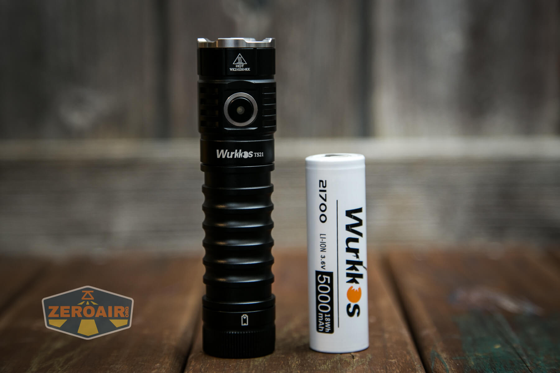 Wurkkos TS21 Anduril Flashlight with 21700
