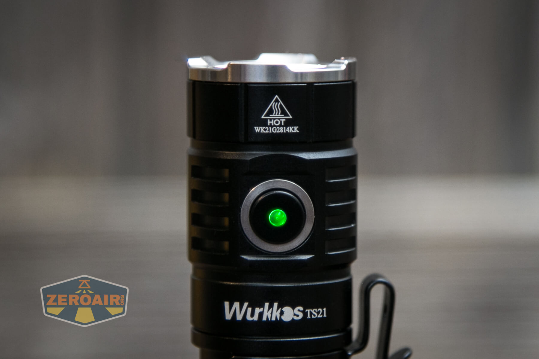 Wurkkos TS21 Anduril Flashlight e-switch backlit