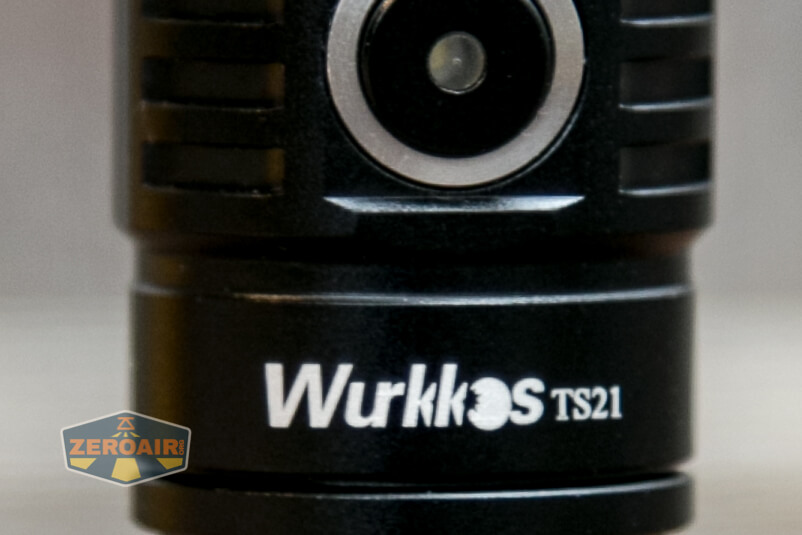 Wurkkos TS21 Andúril Flashlight top-down view