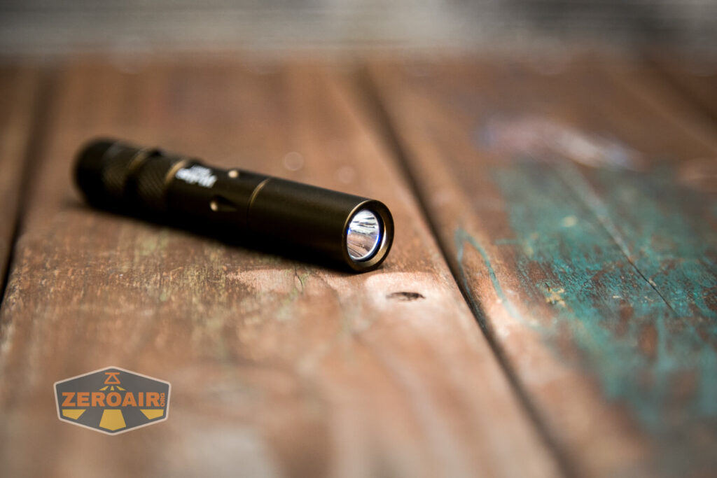 Wurkkos WK01 Flashlight emitter on