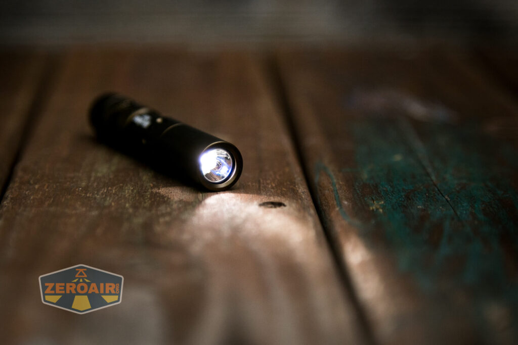 Wurkkos WK01 Flashlight emitter on