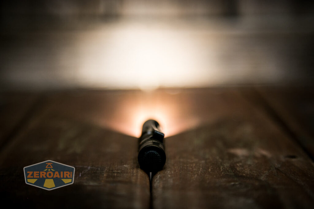 Wurkkos WK01 Flashlight emitter on