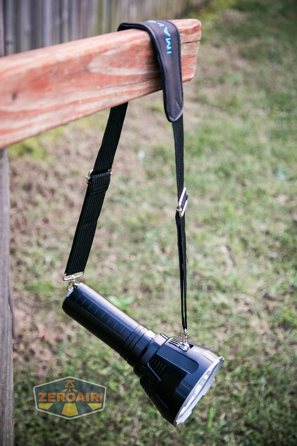 Imalent MS18W Flashlight shoulder strap attached