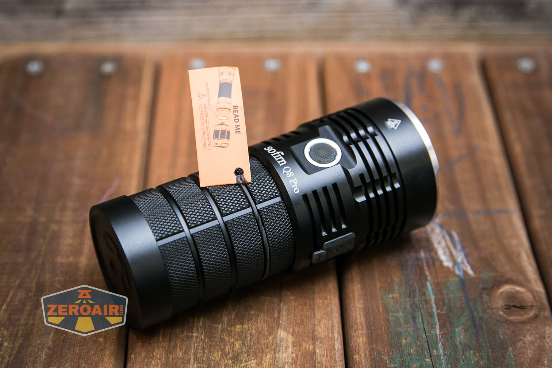 Sofirn Q8 Pro Flashlight warning