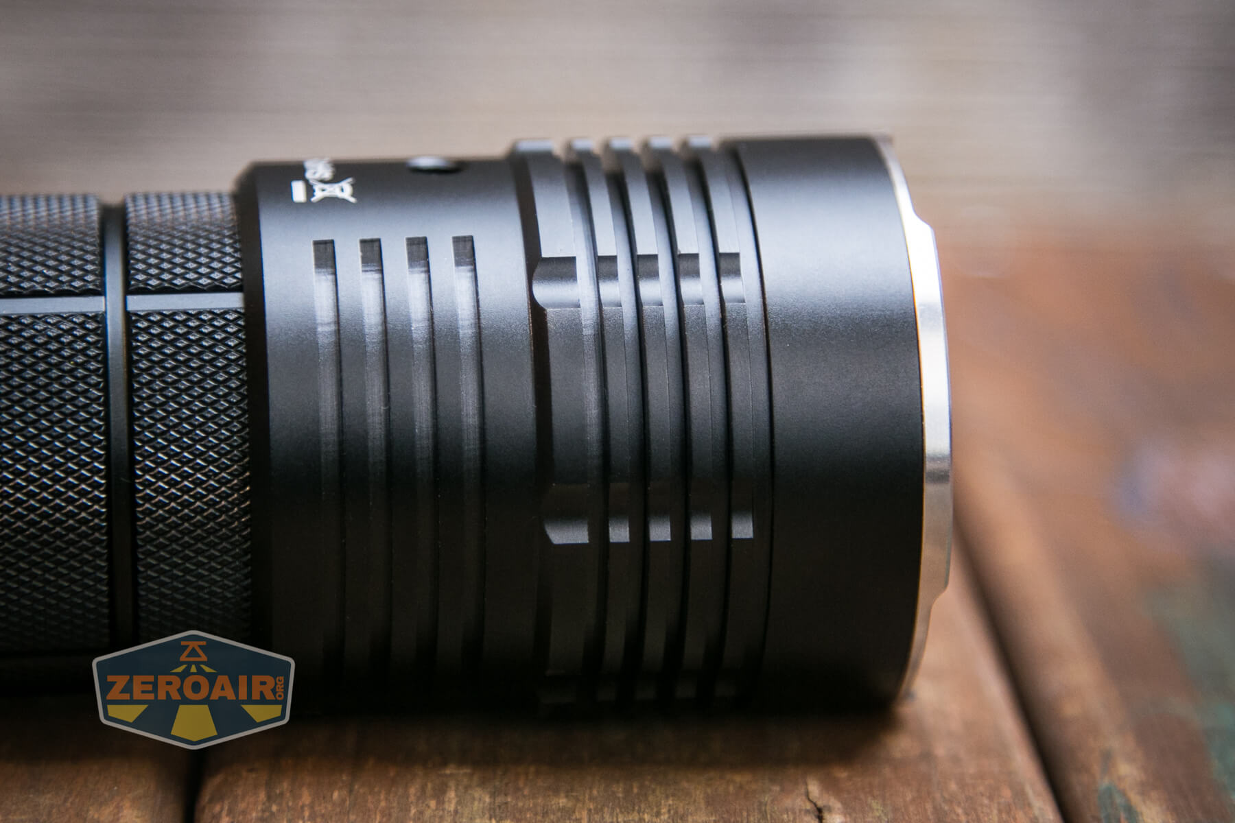 Sofirn Q8 Pro Flashlight cooling fins