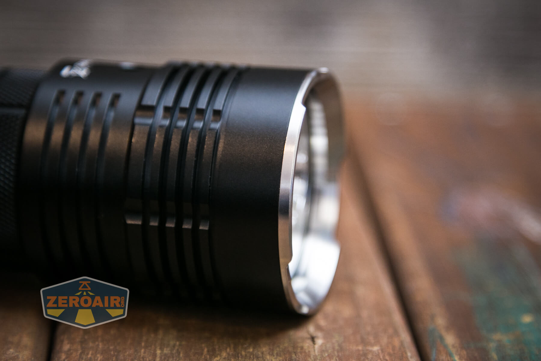 Sofirn Q8 Pro Flashlight stainless bezel