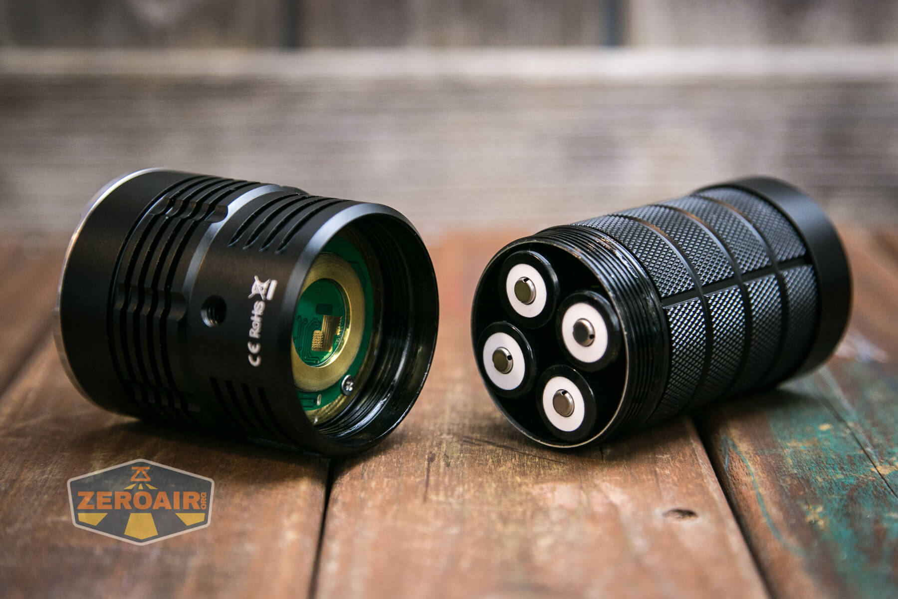 Sofirn Q8 Pro Flashlight included 18650 installed