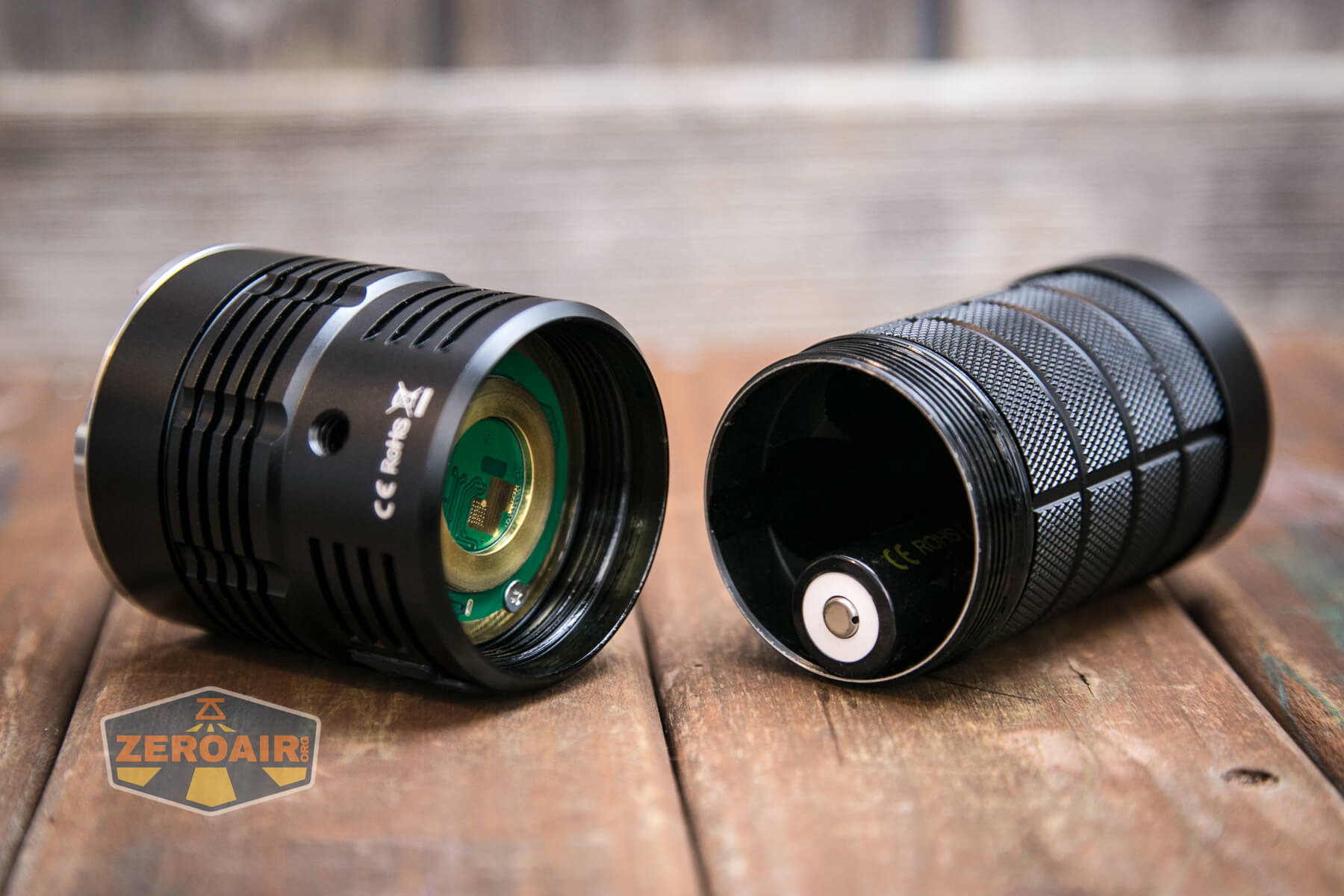 Sofirn Q8 Pro Flashlight included 18650 installed
