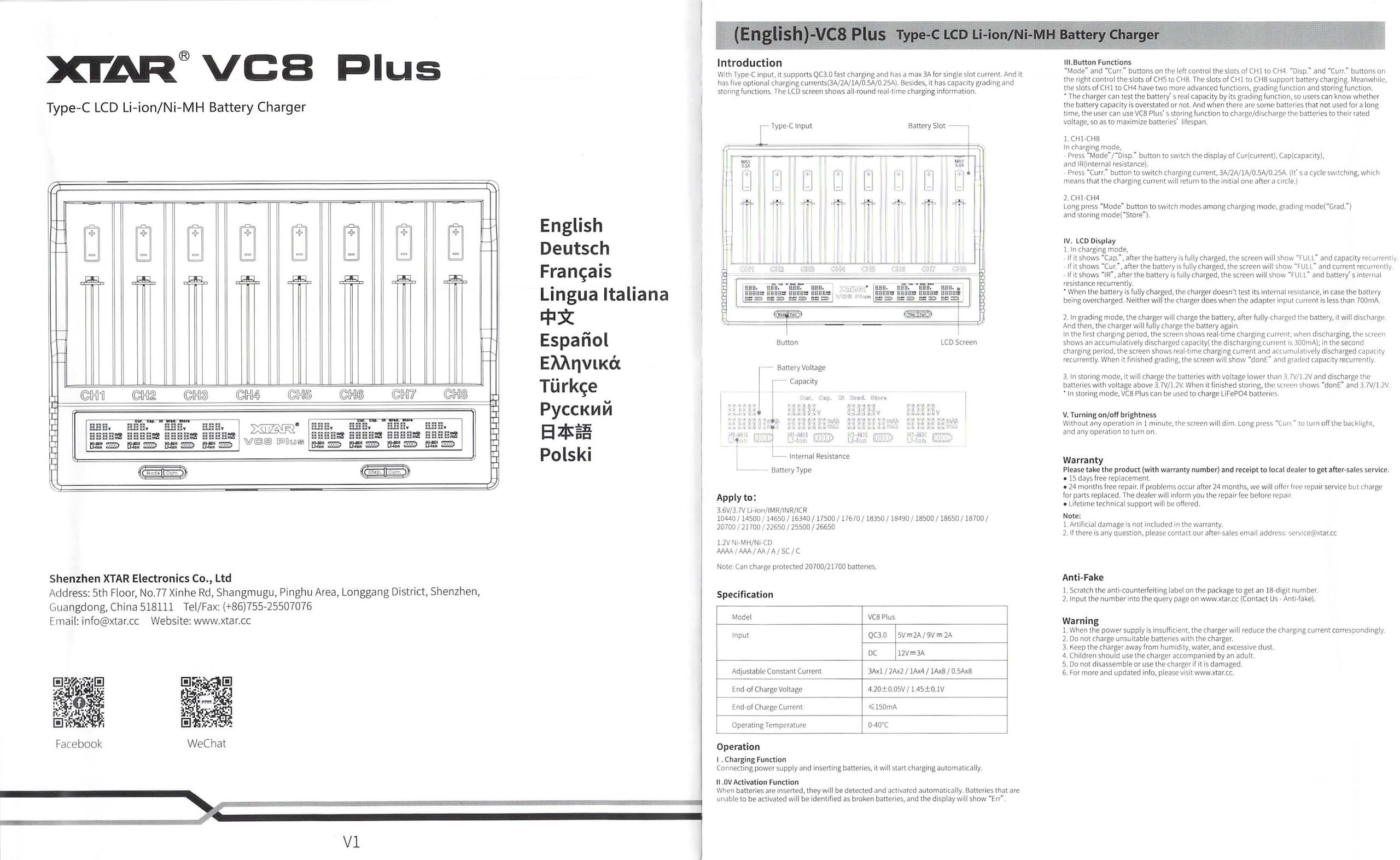 Xtar Vc8 Plus Charger Preview