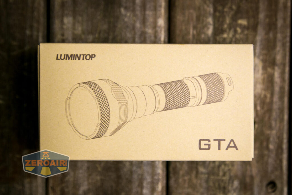 Lumintop GTA flashlight box
