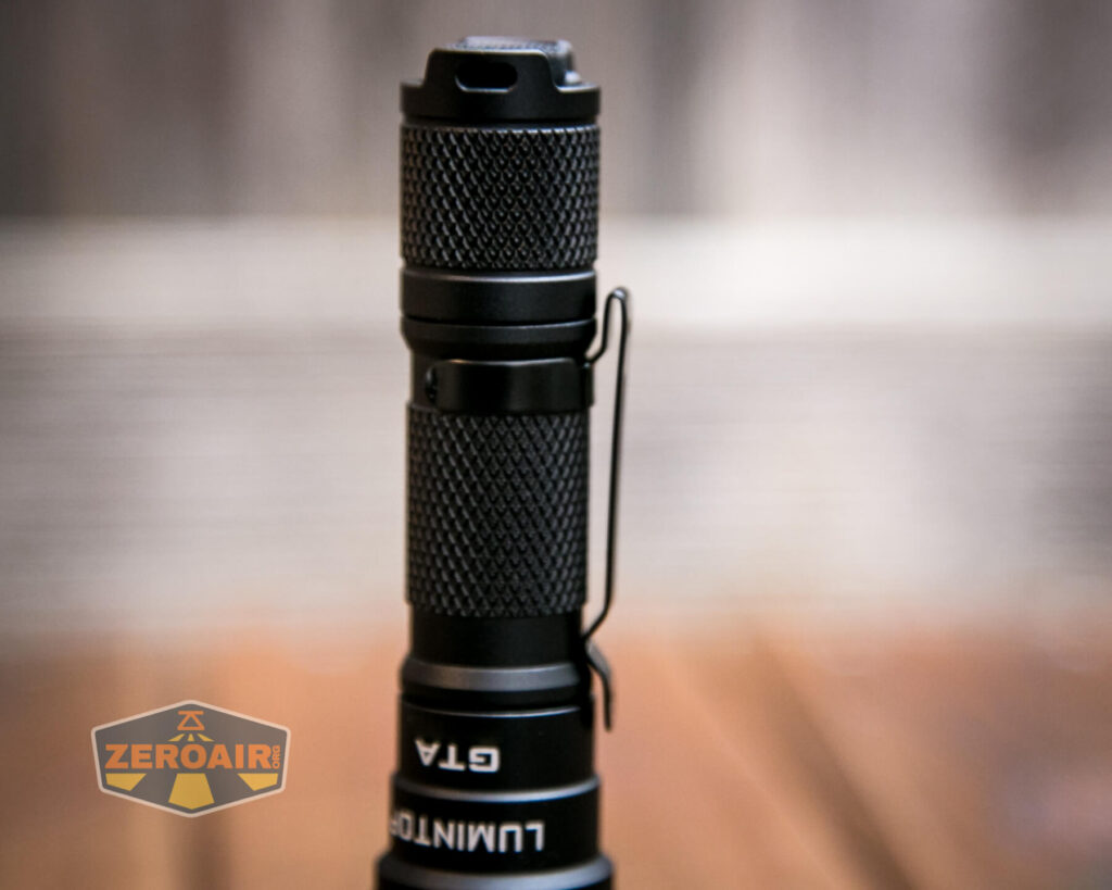 Lumintop GTA flashlight pocket clip