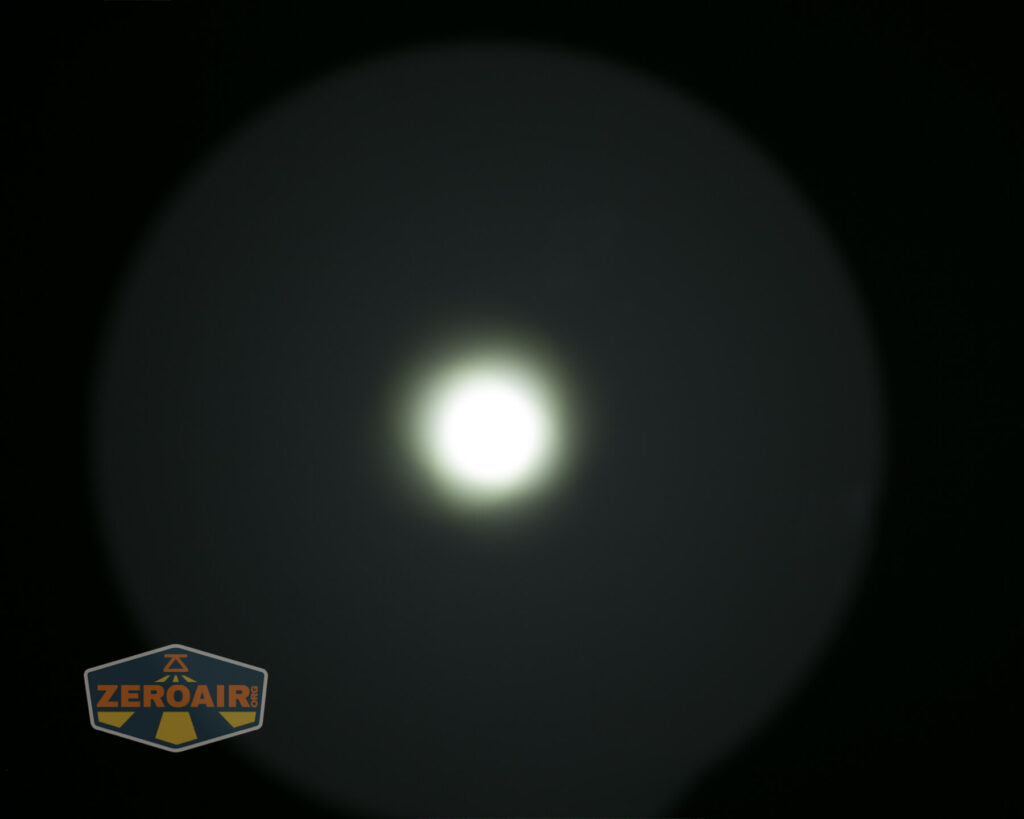 beamshots from AA cell on ceiling