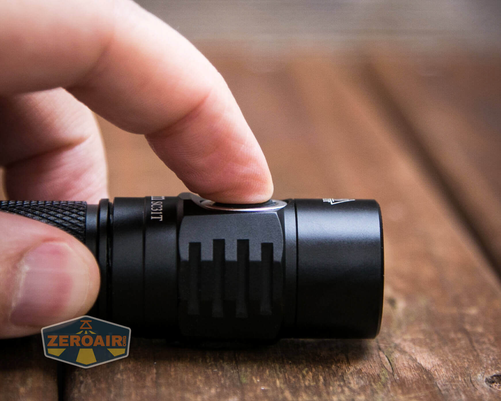 Sofirn SC31T Tactical Flashlight e-switch actuation