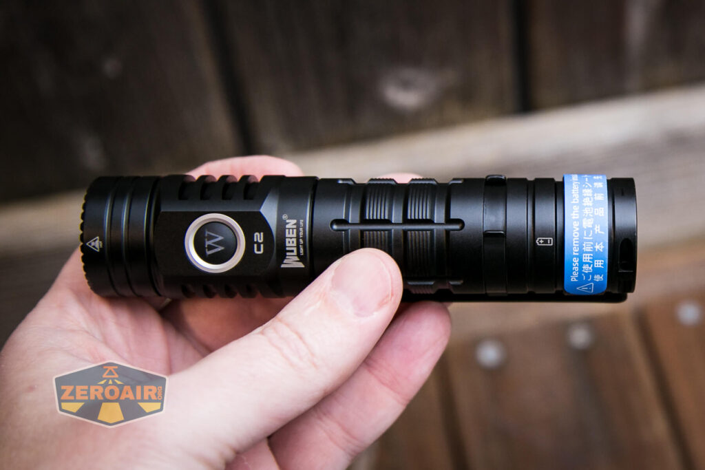 Wuben C2 Flashlight sticker