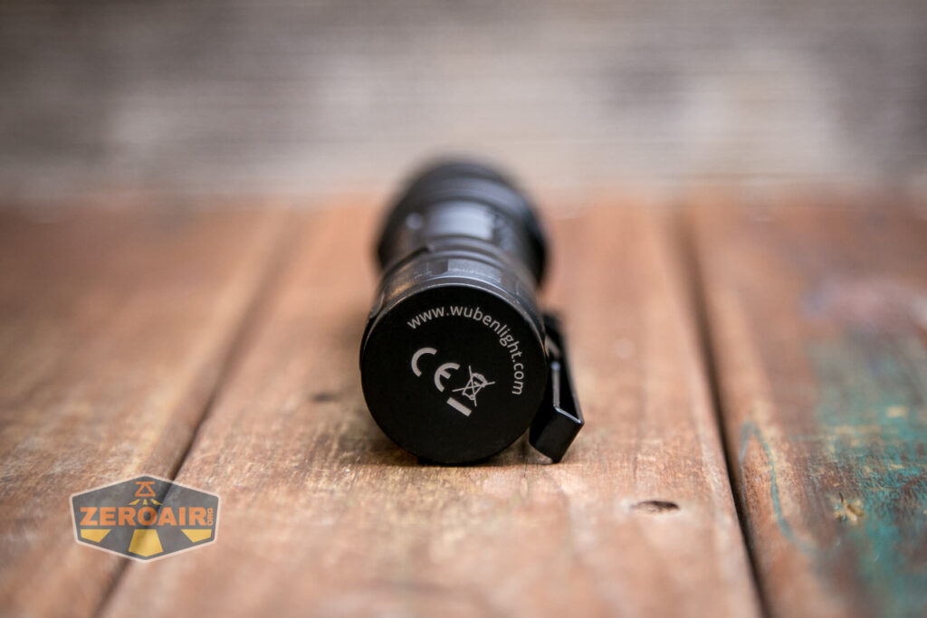 Wuben C2 Flashlight tailcap