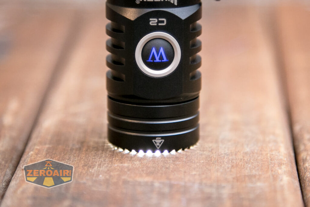 Wuben C2 Flashlight bezel
