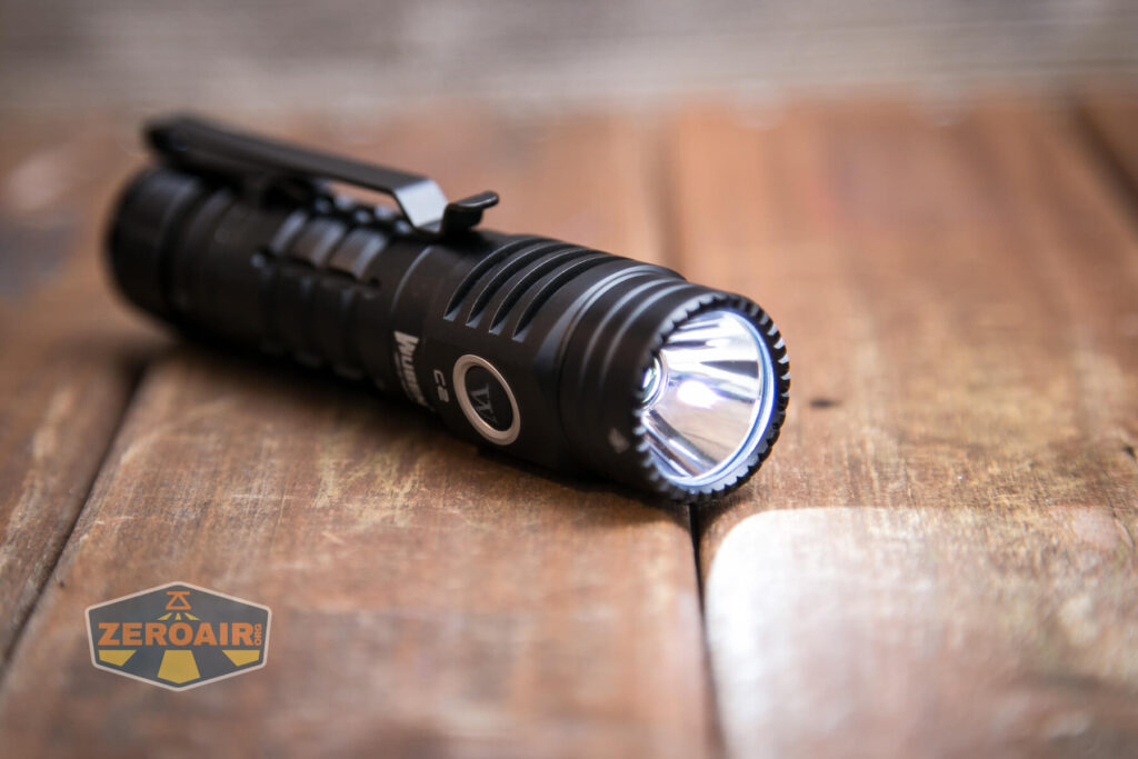 Wuben C2 Flashlight emitter on