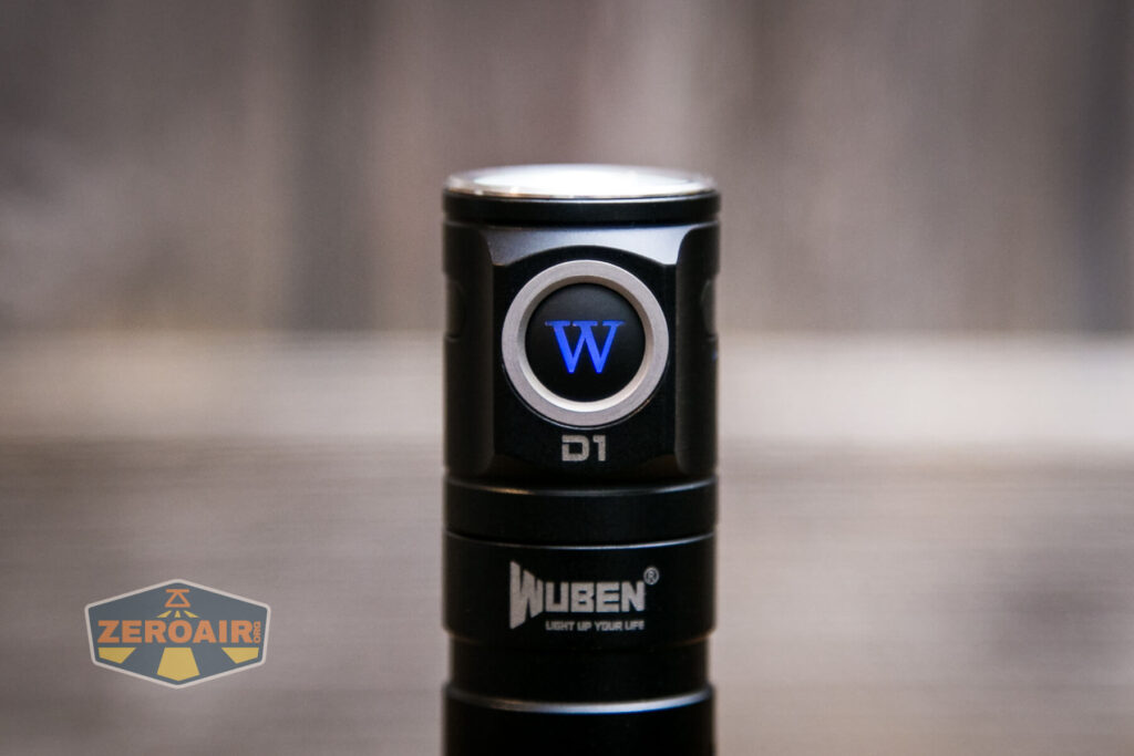 Wuben D1 Flashlight e-switch