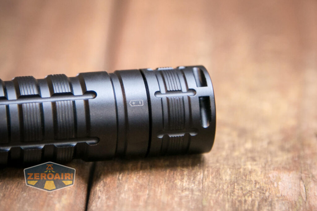 Wuben D1 Flashlight tailcap