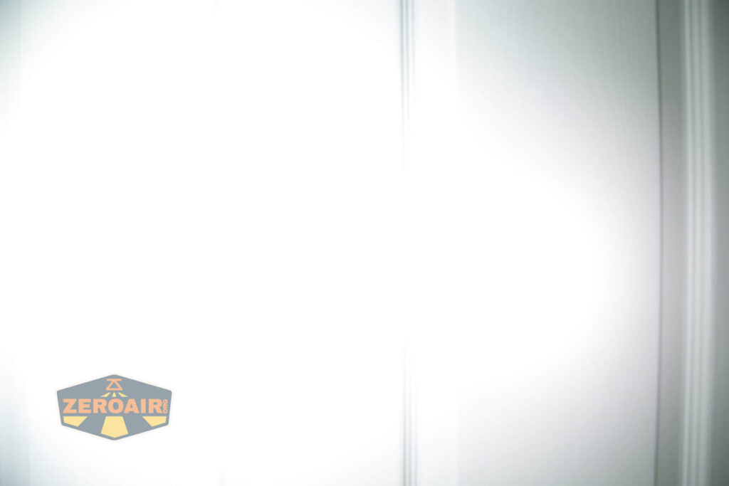 beamshots on door compared to nichia 219b