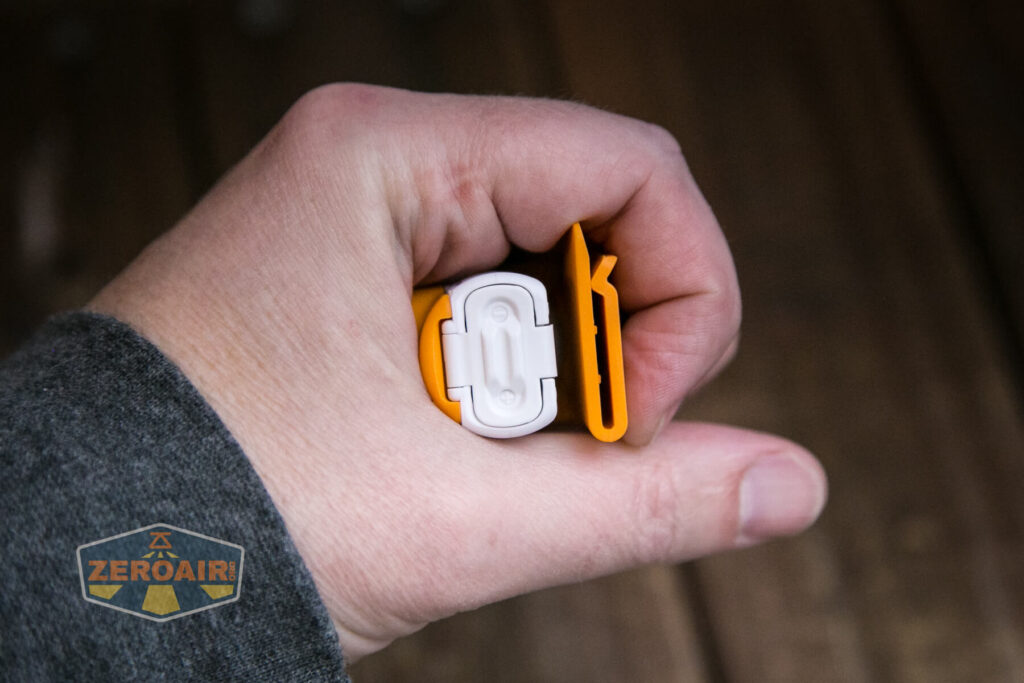 Wuben H3 headlamp in hand