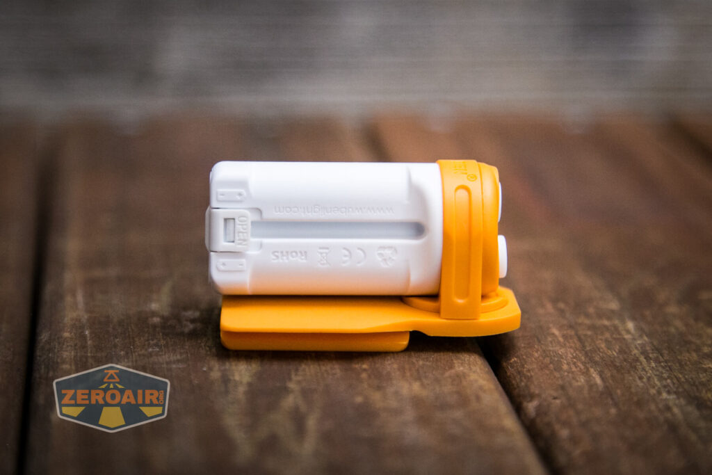 Wuben H3 headlamp back