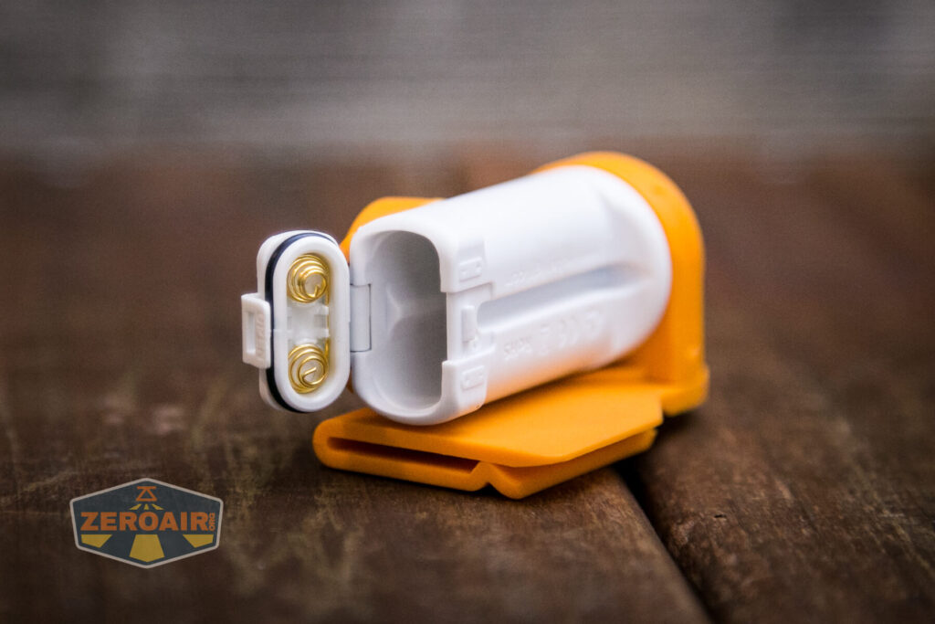 Wuben H3 headlamp springs in tailcap