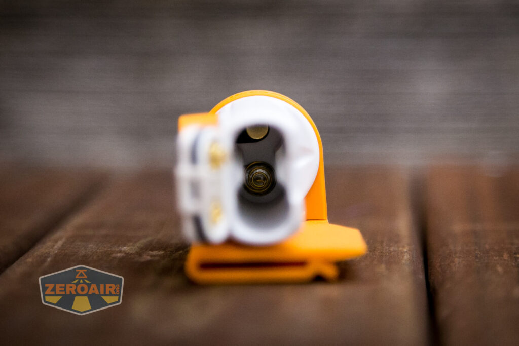 Wuben H3 headlamp springs in head