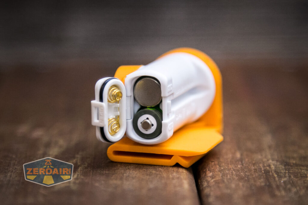 Wuben H3 headlamp with cells installed