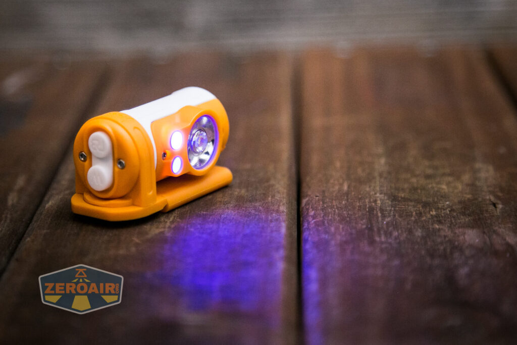 Wuben H3 headlamp blueon