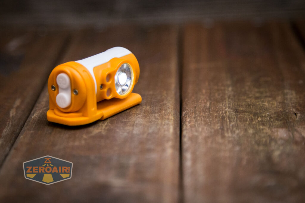 Wuben H3 headlamp white on