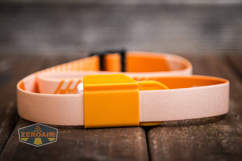 Wuben H3 headlamp headband with H3 installed